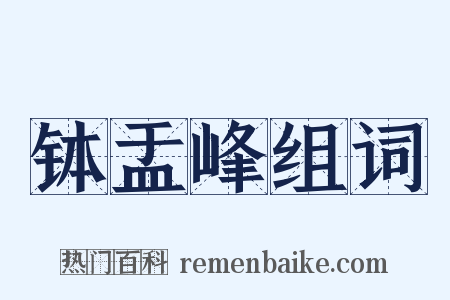 钵盂峰组词是什么意思的图片